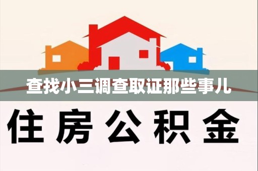 分宜查找小三调查取证那些事儿